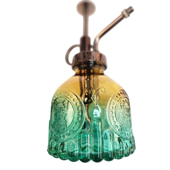 Glass Mister Spray Bottle With Pump Works for Plant, Hair, Crafts 6.8 oz. Yellow - Picture 5 of 5